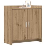vidaXL Servírovacia skriňa Dub artisan 72 x 36 x 80 cm – Obrázok 2