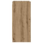 vidaXL Servírovacia skriňa Dub artisan 72 x 36 x 80 cm – Obrázok 5