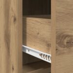 vidaXL Servírovacia skriňa Dub artisan 75 x 33 x 80 cm – Obrázok 7
