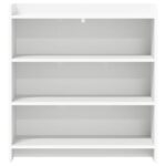 vidaXL Servírovacia skriňa Biela 75 x 36 x 80 cm Kompozitné drevo – Obrázok 3