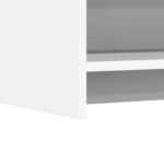 vidaXL Servírovacia skriňa Biela 75 x 36 x 80 cm Kompozitné drevo – Obrázok 5