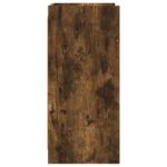 vidaXL Servírovacia skriňa Dymový dub 75 x 36 x 80 cm Kompozitné drevo – Obrázok 4