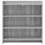 vidaXL Servírovacia skriňa Sivý Sonoma 75 x 36 x 80 cm – Obrázok 3