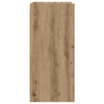 vidaXL Servírovacia skriňa Dub artisan 75 x 36 x 80 cm – Obrázok 4