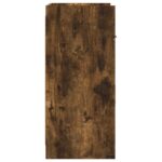 vidaXL Servírovacia skriňa Dymový dub 75 x 36 x 80 cm Kompozitné drevo – Obrázok 5