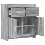 vidaXL Servírovacia skriňa Sivý Sonoma 75 x 36 x 80 cm – Obrázok 3