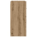 vidaXL Servírovacia skriňa Dub artisan 75 x 36 x 80 cm – Obrázok 5