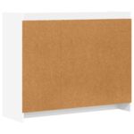 vidaXL Servírovacia skriňa Biela 98,5 x 33 x 80 cm Kompozitné drevo – Obrázok 6