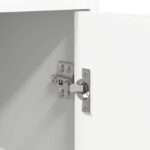 vidaXL Servírovacia skriňa Biela 98,5 x 33 x 80 cm Kompozitné drevo – Obrázok 8
