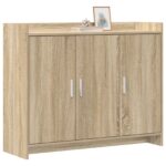 vidaXL Servírovacia skriňa Dub sonoma 98,5 x 33 x 80 cm – Obrázok 2