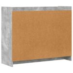 vidaXL Servírovacia skriňa Betónovo sivá 98,5 x 33 x 80 cm – Obrázok 6