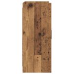 vidaXL Servírovacia skriňa Staré drevo 98,5 x 33 x 80 cm – Obrázok 5