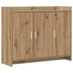 vidaXL Servírovacia skriňa Dub artisan 98,5 x 33 x 80 cm