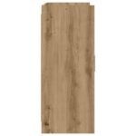 vidaXL Servírovacia skriňa Dub artisan 98,5 x 33 x 80 cm – Obrázok 5