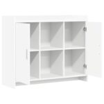vidaXL Servírovacia skriňa Biela 98,5 x 33 x 80 cm Kompozitné drevo – Obrázok 3