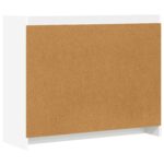 vidaXL Servírovacia skriňa Biela 98,5 x 33 x 80 cm Kompozitné drevo – Obrázok 6