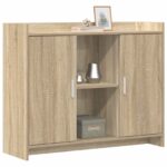 vidaXL Servírovacia skriňa 98,5 x 33 x 80 cm PB – Obrázok 2