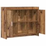 vidaXL Servírovacia skriňa 98,5 x 33 x 80 cm PB – Obrázok 3