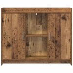 vidaXL Servírovacia skriňa 98,5 x 33 x 80 cm PB – Obrázok 4