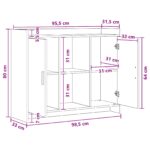 vidaXL Servírovacia skriňa 98,5 x 33 x 80 cm PB – Obrázok 9