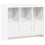 vidaXL Servírovacia skriňa Biela 98,5 x 33 x 80 cm Kompozitné drevo