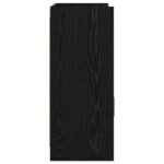 vidaXL Servírovacia skriňa Čierny dub 98,5 x 33 x 80 cm – Obrázok 5