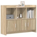 vidaXL Servírovacia skriňa Dub sonoma 98,5 x 33 x 80 cm – Obrázok 2