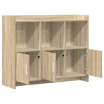 vidaXL Servírovacia skriňa Dub sonoma 98,5 x 33 x 80 cm – Obrázok 3