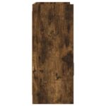 vidaXL Servírovacia skriňa Dymový dub 98,5 x 33 x 80 cm – Obrázok 5