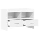 vidaXL TV skrinka 71,5 x 33 x 47 cm Biela Kompozitné drevo – Obrázok 3