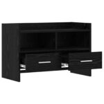vidaXL TV skrinka 71,5 x 33 x 47 cm Čierny dub Kompozitné drevo – Obrázok 3