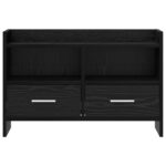 vidaXL TV skrinka 71,5 x 33 x 47 cm Čierny dub Kompozitné drevo – Obrázok 4