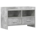 vidaXL TV skrinka 71,5 x 33 x 47 cm Betónovo sivá Kompozitné drevo