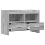 vidaXL TV skrinka 71,5 x 33 x 47 cm Sivý Sonoma Kompozitné drevo – Obrázok 3