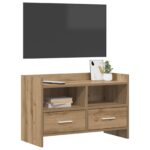vidaXL TV skrinka 71,5 x 33 x 47 cm Dub artisan Kompozitné drevo – Obrázok 2