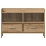 vidaXL TV skrinka 71,5 x 33 x 47 cm Dub artisan Kompozitné drevo – Obrázok 4