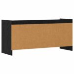 vidaXL TV skrinka 100 x 33 x 47 cm Čierny dub Kompozitné drevo – Obrázok 5