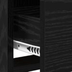 vidaXL TV skrinka 100 x 33 x 47 cm Čierny dub Kompozitné drevo – Obrázok 7