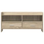 vidaXL TV skrinka 100 x 33 x 47 cm Dub sonoma Kompozitné drevo – Obrázok 4