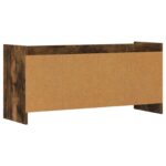 vidaXL TV skrinka 100 x 33 x 47 cm Dymový dub Kompozitné drevo – Obrázok 5
