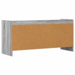 vidaXL TV skrinka 100 x 33 x 47 cm Sivý Sonoma Kompozitné drevo – Obrázok 5