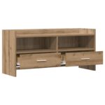 vidaXL TV skrinka 100 x 33 x 47 cm Dub artisan Kompozitné drevo – Obrázok 3