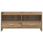 vidaXL TV skrinka 100 x 33 x 47 cm Dub artisan Kompozitné drevo – Obrázok 4