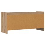 vidaXL TV skrinka 100 x 33 x 47 cm Dub artisan Kompozitné drevo – Obrázok 5
