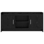 vidaXL TV skrinka 102 x 33 x 47 cm Čierny dub Kompozitné drevo – Obrázok 4