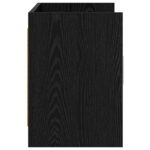 vidaXL TV skrinka 102 x 33 x 47 cm Čierny dub Kompozitné drevo – Obrázok 5