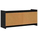 vidaXL TV skrinka 102 x 33 x 47 cm Čierny dub Kompozitné drevo – Obrázok 6