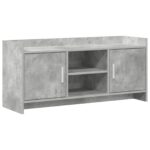 vidaXL TV skrinka 102 x 33 x 47 cm Betónovo sivá Kompozitné drevo