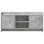 vidaXL TV skrinka 102 x 33 x 47 cm Betónovo sivá Kompozitné drevo – Obrázok 4