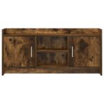 vidaXL TV skrinka 102 x 33 x 47 cm Dymový dub Kompozitné drevo – Obrázok 4